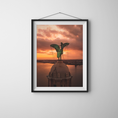 Liver Bird Sunset
