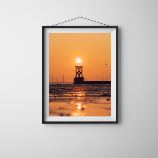Crosby Beach Sunset
