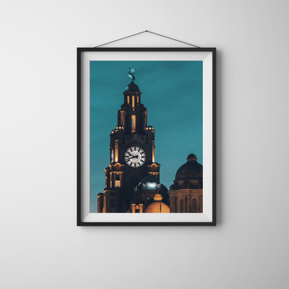 Royal Liver Building At Night
