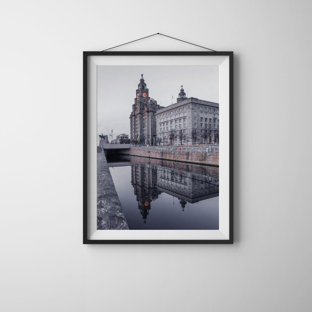 The Royal Liver Building Canal Reflection