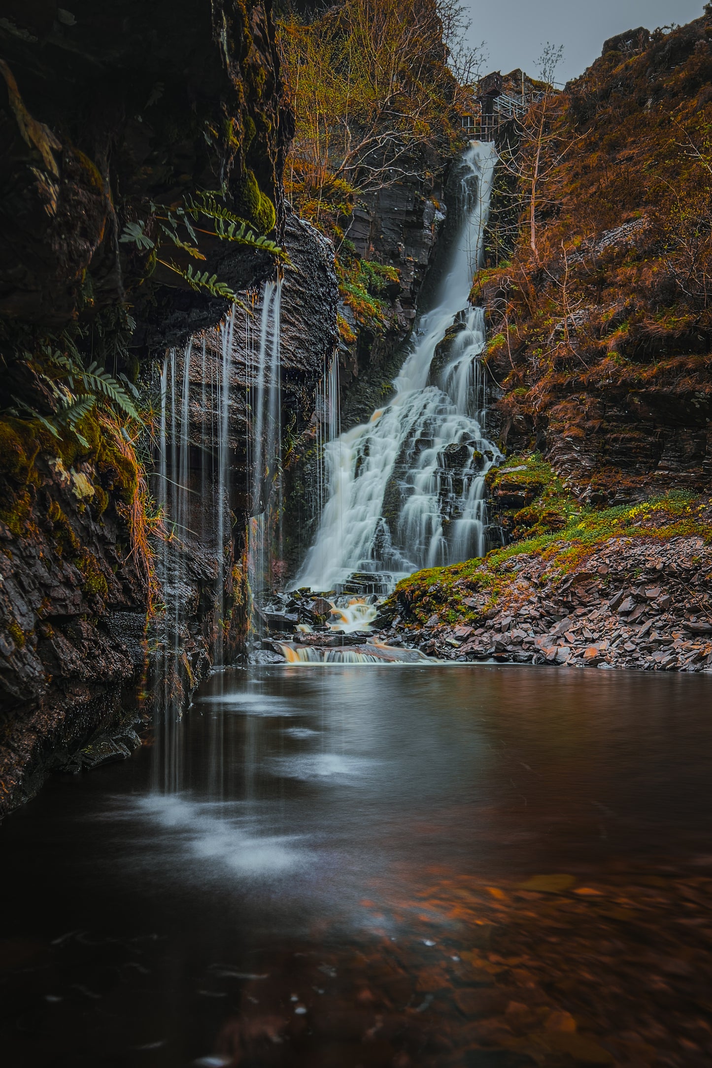 Llyn Aled Waterfall