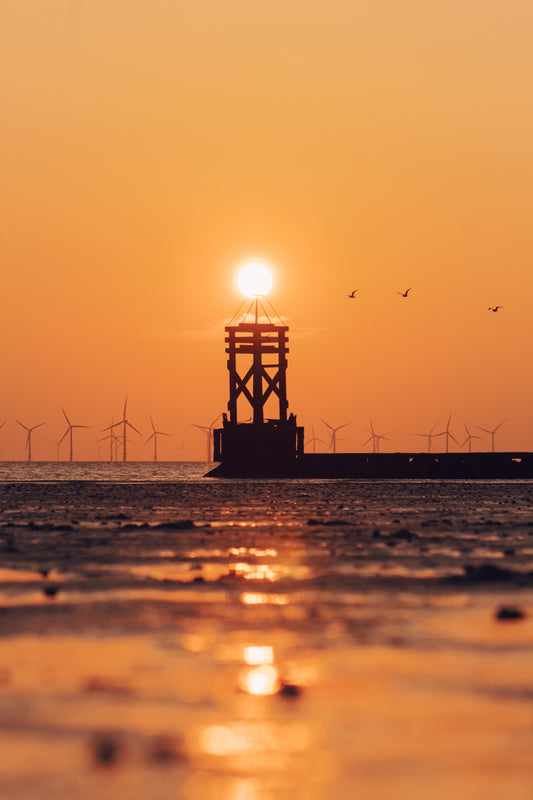 Crosby Beach Sunset