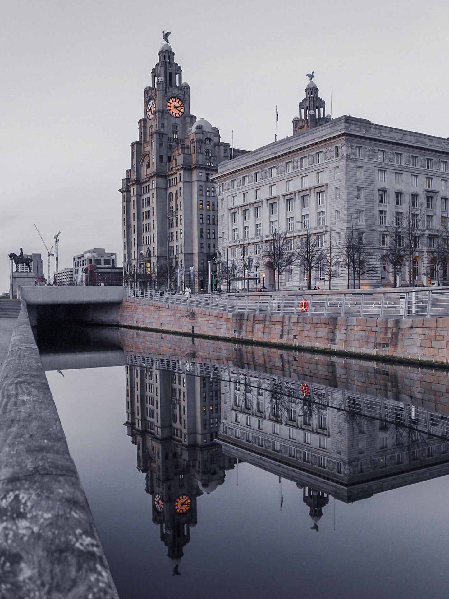 The Royal Liver Building Canal Reflection